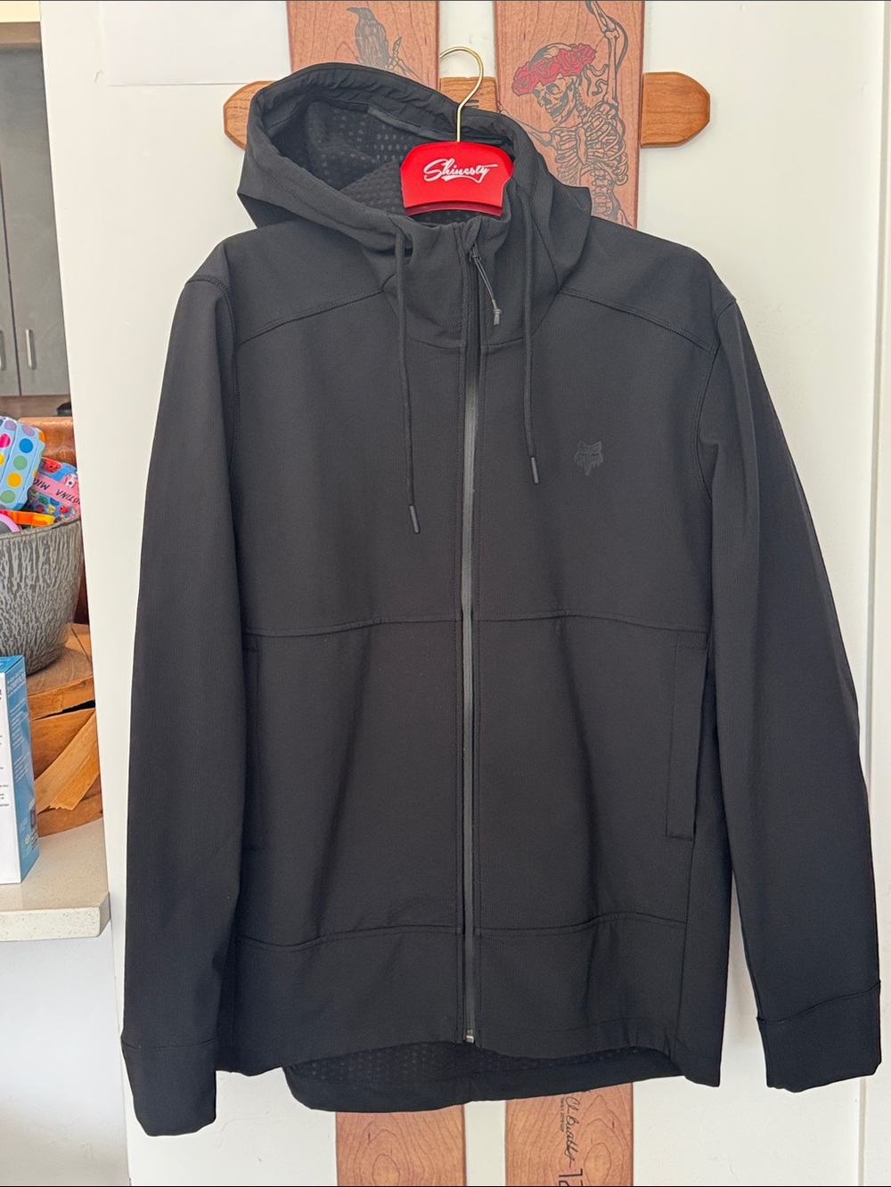 Fox Racing “Pit Jacket” Full-Zip Hooded Jacket